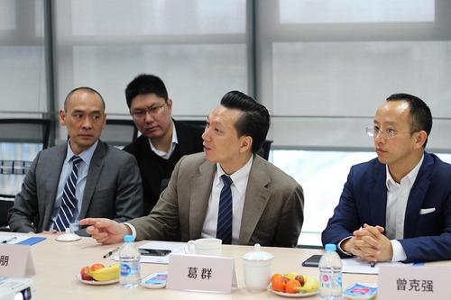 新思科技全球总裁兼联席CEO到访新智认知 共探科技合作新机遇